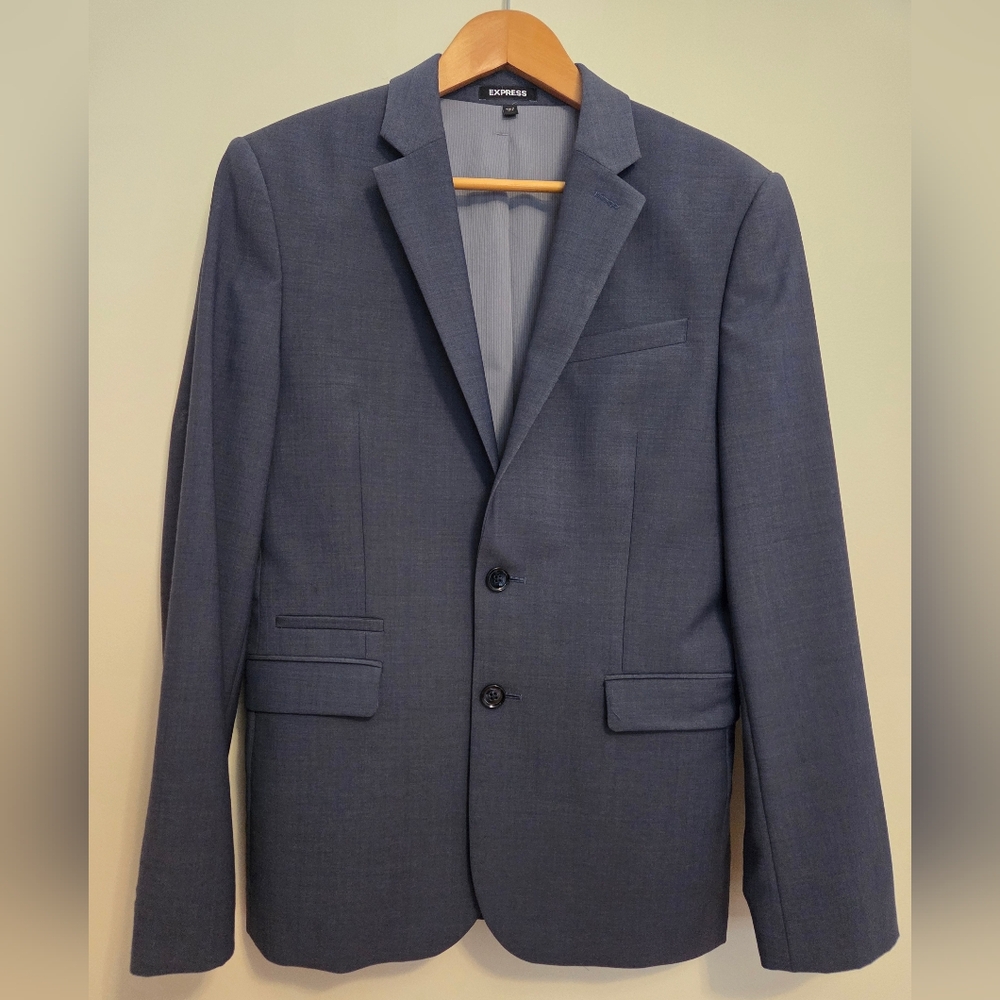 Express Men's Slim Fit 2 Button Blazer 36S